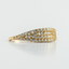 Anillo de dama con circonia. Medida 6 mm. Oro Amarillo 14K