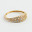 Anillo de dama con circonia. Medida 6 mm. Oro Amarillo 14K