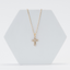 Dije de Cruz con Brillantes- Joyería de la casa - Oro Amarillo 14K