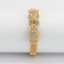 Pulsera Mónaco Chain con cabeza de pantera. Oro Amarillo 14K