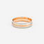 Argolla de matrimonio Confort. 6mm. Oro Bicolor 14K