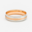 Argolla de matrimonio Confort. 6mm. Oro Bicolor 14K