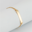 Esclava de Oro Amarillo 14K. Tejido Cartier 3x1. Medida 18 cm.