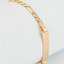 Esclava de Oro Amarillo 14K. Tejido Cartier 3x1. Medida 18 cm.