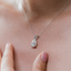 Dije con cadena Diamante Lab Grown Corte Pera 2.00ct - Colección Starlight