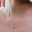 Dije con solitario con cadena Diamante Lab Grown Corte Brillante 2.00ct - Colección Starlight