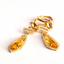 Aretes largos corte gota - PINETA - Oro Amarillo 18K