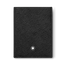 Montblanc Sartorial Mini Wallet 4cc en Cuero Negro Saffiano (Cód. 130321)