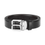 Cinturón Montblanc Reversible 35 mm Negro/Marrón Oscuro con Hebilla de Pasador – Ref. 132873