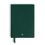 Cuaderno mediano piel Saffiano verde británico con líneas 134780