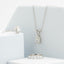 Dije con cadena Diamante Lab Grown Corte Pera 2.00ct - Colección Starlight