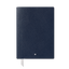 Cuaderno Montblanc 163 Mediano - Cuero Azul Premium con Rayado (Modelo Ejecutivo) 129478