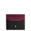 Montblanc Extreme 3.0 Tarjetero Negro con Acentos Cassis – 6 Tarjetas (199420)