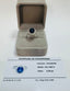Anillo de Zafiro Oval 3.50 ct con Halo de  Diamantes en Oro Blanco 18K – Colección  PINETA 18K