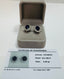 Aretes PINETA 18K con Zafiros Ovales y  Halo de Diamantes en Oro Blanco 18K