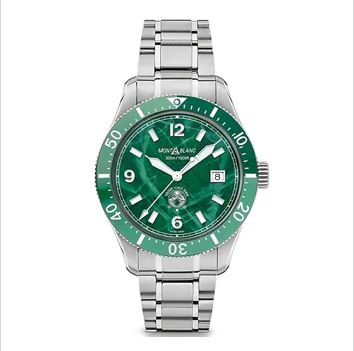 Montblanc 1858 Iced Sea Automatic Date 129373 Verde.