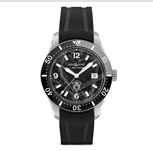 Montblanc 1858 Iced Sea Automatic Date 129372 negro.