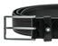 Cinturón Montblanc Classic Palladium Horseshoe 111337 – Piel Negra 30 mm