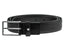 Cinturón Montblanc Classic Palladium Horseshoe 111337 – Piel Negra 30 mm