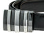Cinturón Montblanc Hebilla de Paladio Reversible Negro/Marrón 103427