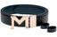 Cinturón Montblanc M‑Buckle Reversible 127698 Negro/Azul 35 mm