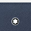 Portafolio Montblanc Sartorial Blue with Zipper (ref. 128521)