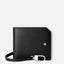Cartera Montblanc Meisterstück - Cuero Negro Clásico con Detalles Plateados 129699