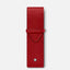 Montblanc Sartorial Estuche 2 Plumas Piel Saffiano Rojo MB131204